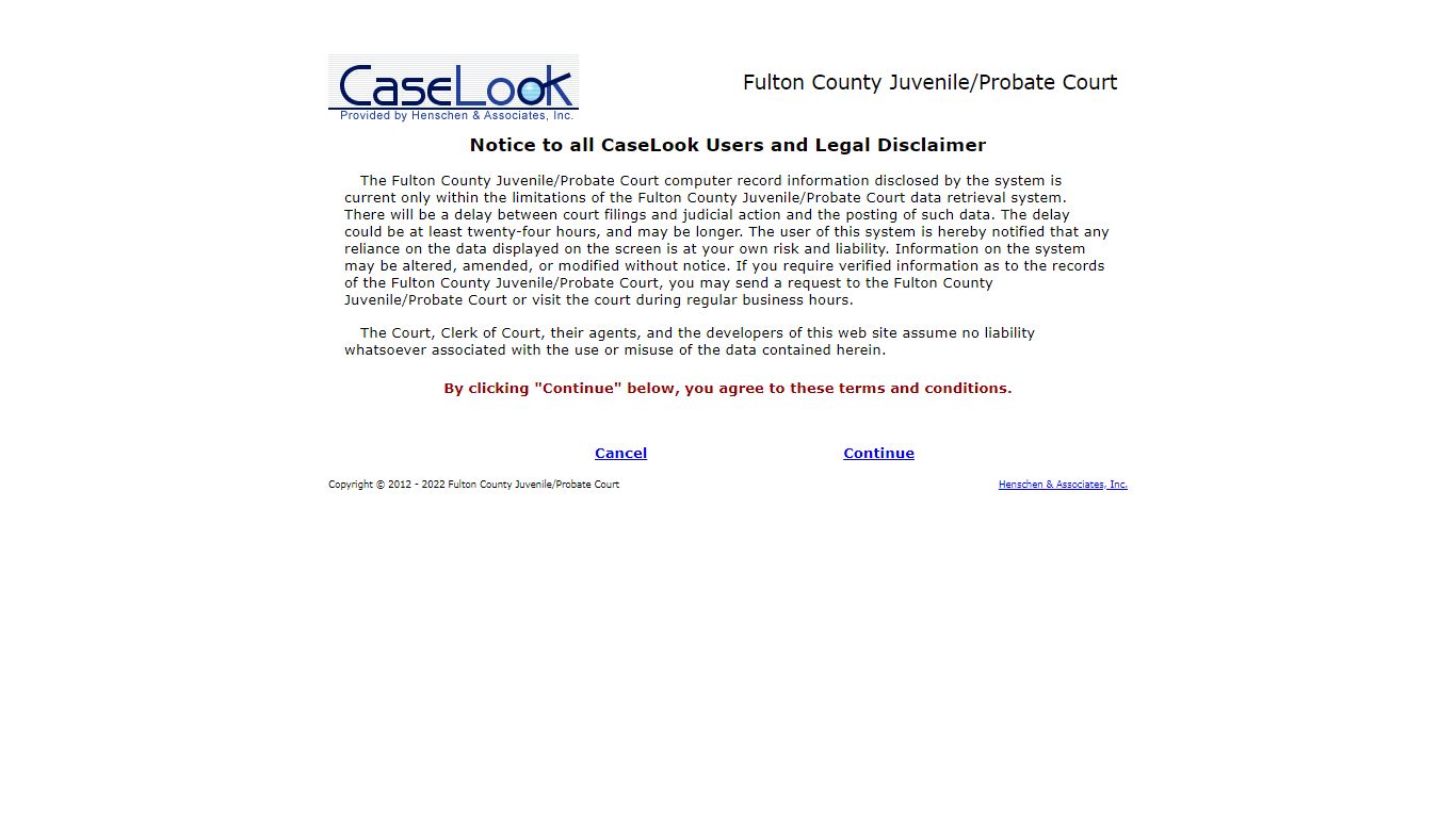 Fulton County Juvenile/Probate Court - Record Search